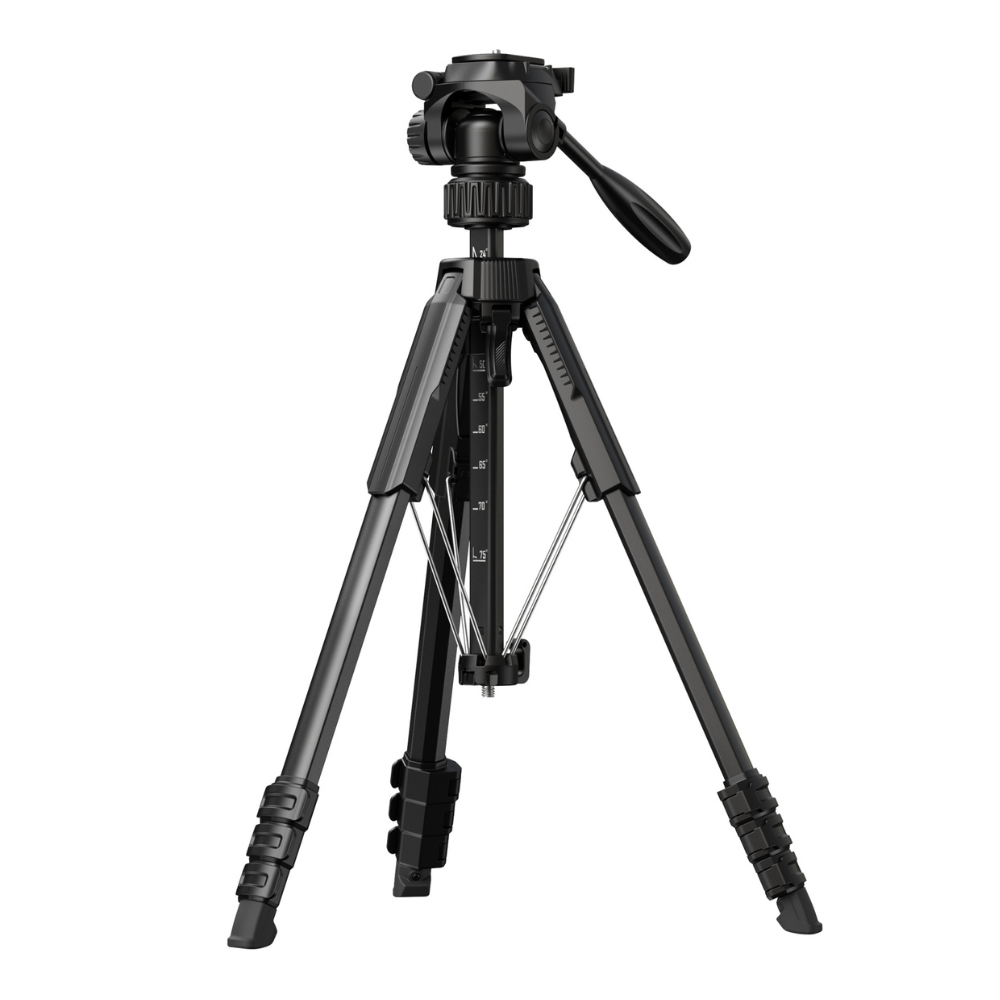 SmallRig Stalite AP-21 Photo Tripod Stand with Up to 5KG Max Payload, 1/4"-20 Screw Detachable QR Quick Release Plate, Fast Landscape to Portait Switching, Two Bubble Levels, Inverted Head Mounting for Travel, DSLR Mirrorless Camera | 5351