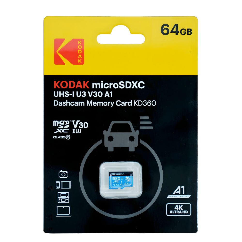 KODAK 256GB 128GB 64GB MicroSD UHS-I SDXC A1 V30 U3 Memory Card 4K Ultra HD