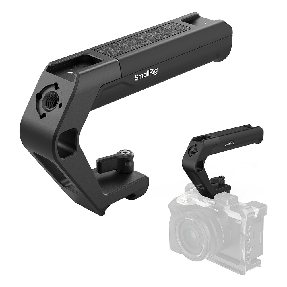 SmallRig NATO Top Handle for Camera Cage – Tool-Free Quick Release Handle w/ NATO Clamp