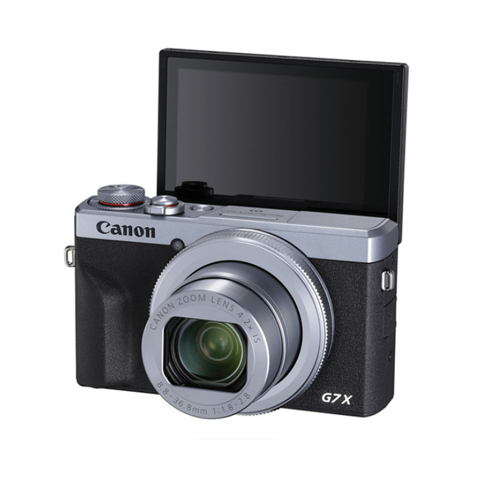 Canon PowerShot G7 X Mark III Compact Digital Camera with 4.2x Optical Zoom f/1.8-2.8 Lens, 20.1MP 1.0" CMOS Sensor DIGIC 8 Image Processor, 4K UHD Video, Wi-Fi & Bluetooh, Touch Screen LCD Display, Vlogging & Live Streaming Ready