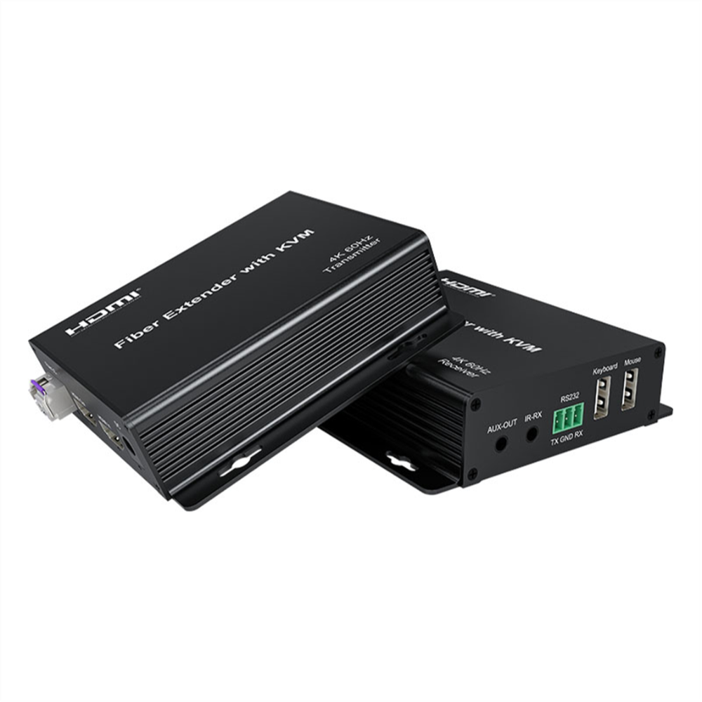 Argox 20KM HDMI KVM Fiber Extender 4K 60Hz Full HD Transmitter Receiver
