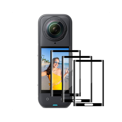 K&F Concept 3-Pack Tempered Glass Screen Protector for Insta360 X5/X4