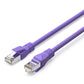 Vention 0.3m CAT6A RJ45 Ethernet Network SFTP (Purple) Flexible Patch Cable with Up To 1000Mbps Transmission Speed for Home and Industrial Networking | IBMV Series