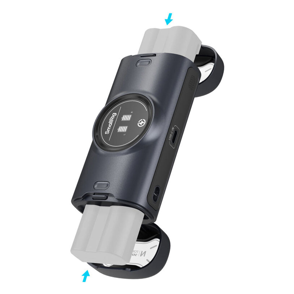 SmallRig LP-E6P | NP-FZ100 | EN-EL15c Camera Battery Kit / Portable Dual-Bay Charger Case Only