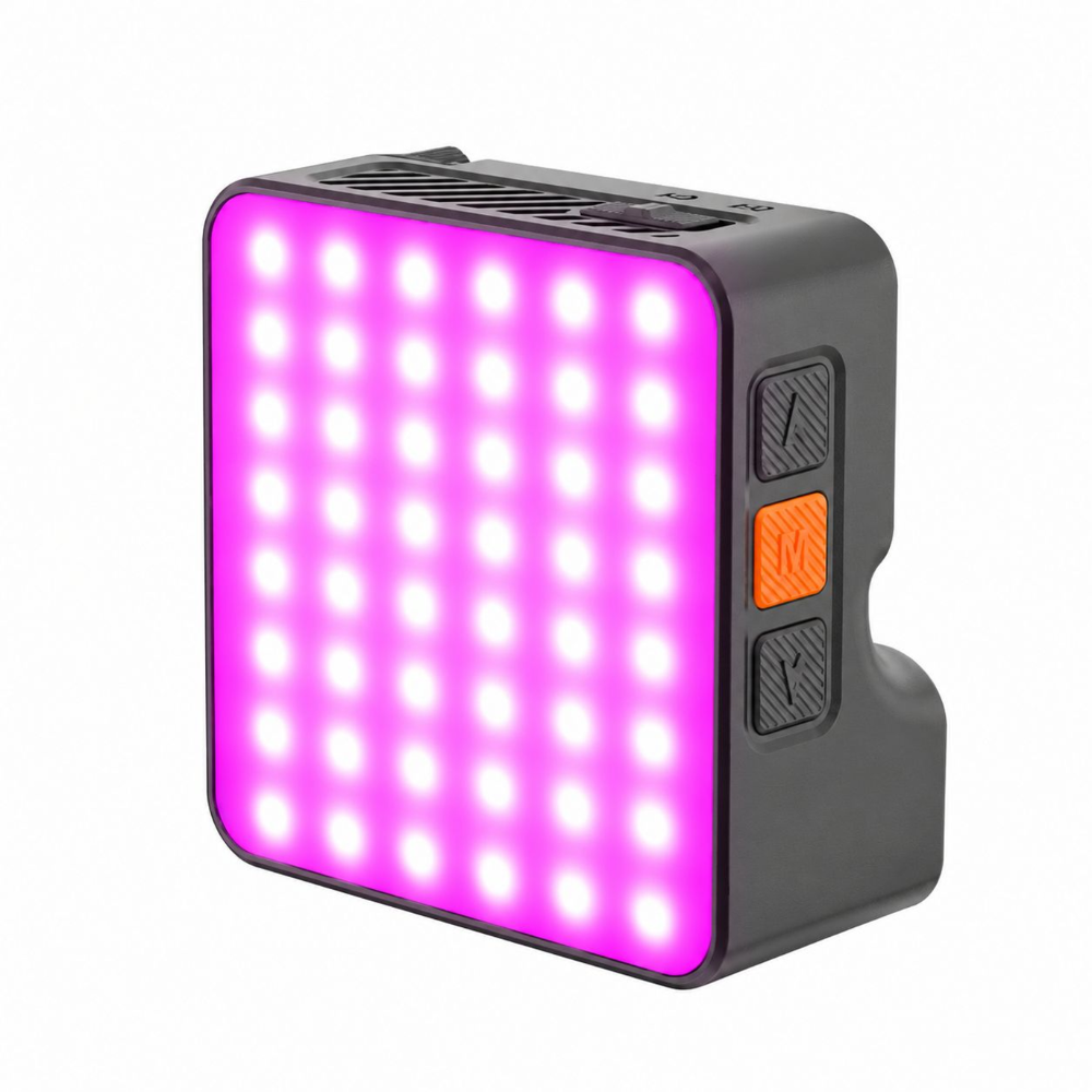 Luxceo P20RGB 20W RGB Video Light, 1400 Lumens Max, 2500K-9000K Color Temperature, 36000 Colors, 20 Lighting Effects, CRI 95+, TLCI 99