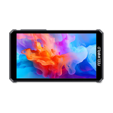 FEELWORLD PS6 5.5" OLED Camera Monitor , Vertical/Horizontal Touchscreen Power by Type-C/NP-F with Mini Hot Shoe Mount Adapter,4K 60Hz HDMI Input/Output, Lightweight for DSLR & Mirrorless Cinema Camera