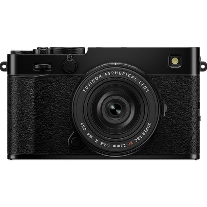 FUJIFILM X-E5 Mirrorless Camera with XF 23mm F/2.8 R WR Lens 40.2MP X-Trans CMOS 5 HR Sensor, 6.2K Video, Configurable Film Simulation Modes, Weather-Resistant Lens, SDXC UHS-II Card Slot, 3.0" 3-Axis Touchscreen LCD for Photography | Black