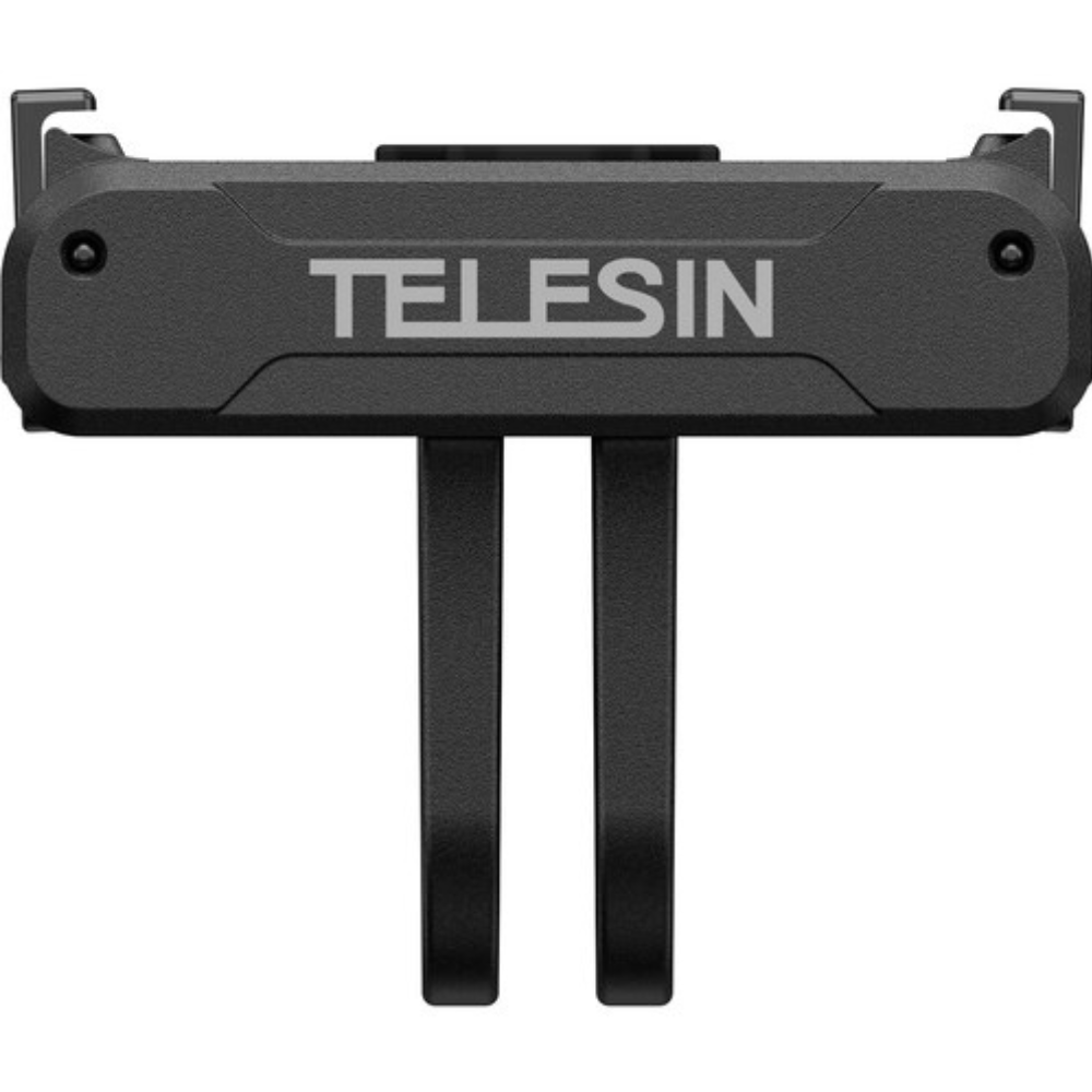 TELESIN DJI Osmo 360 | Action 5 Pro 4 3 Magnetic QR Quick Release 2-Prong Mount Adapter with Locking Clips for Action Camera
