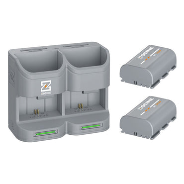 ZGCINE Dual / Triple Battery Charging Case & LP-E6P 2600mAh Camera Battery for Select Canon Camera