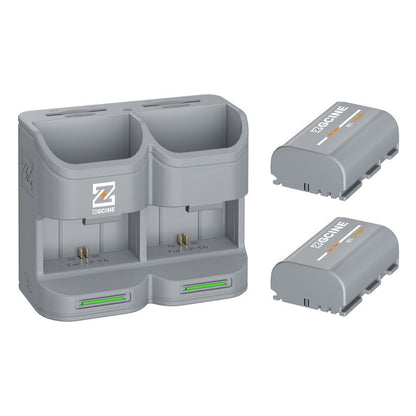 ZGCINE Dual / Triple Battery Charging Case & LP-E6P 2600mAh Camera Battery for Select Canon Camera