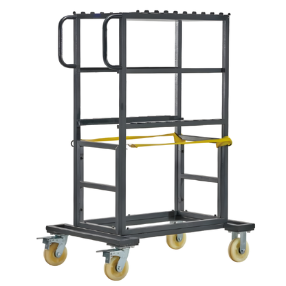 Dearkol Heavy Duty Grip Cart with 200kg Load Capacity 6"- 8" Caster Wheels and Steel & Aluminum Construction | DK-008, DK-015