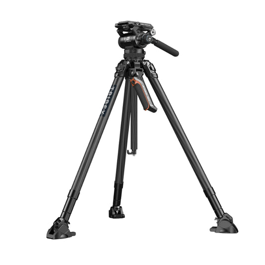 SmallRig x Potato Jet TRIBEX Carbon Fiber Hydraulic Video Tripod Kit (Origin Series) with Fluid Head, 4-Step Counterbalance, Patented Clutch, 168cm Max Working Height & 25kg Tripod / 6kg Head Load Capacity for Cameras & Camcorders | 4259