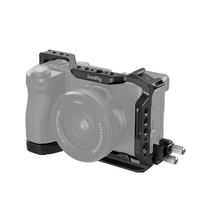 SmallRig Formfitting Camera Rig Cage Kit for Sony a6700 Alpha Series Mirrorless Camera with HDMI Cable Clamp, M2.5, 1/4"-20 and 3/8"-16 Screws & Threaded Mounting Holes, Built-In Arca-Swiss Base Plate, Cold Shoe Mount, NATO Rail | 4336