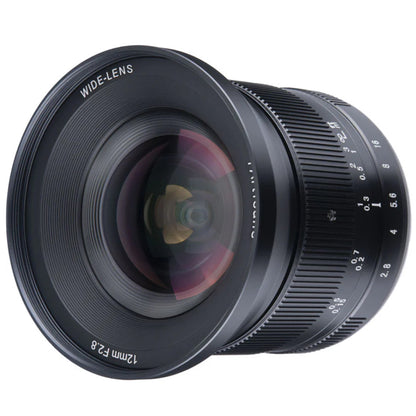 7Artisans 12mm F/2.8 Mark II APS-C Format Canon EF-M Mount Ultra Wide Angle Prime Lens MF Manual Focus Large Aperture Mirrorless Cameras