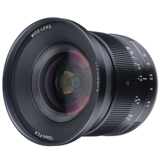 7Artisans Photoelectric 12mm F/2.8 Mark II APS-C Format Canon EF-M Mount Ultra Wide Angle Prime Lens MF Manual Focus Large Aperture Mirrorless Cameras