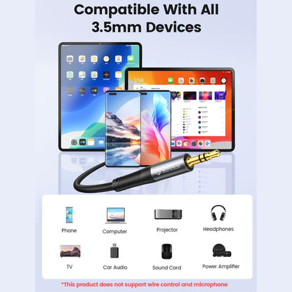 [CLEARANCE] ORICO Soft Silicone 3.5MM AXZ Series Audio Cable Male-to-Male with Gilded Connector and Tinned Copper for Smartphone Speakers and Other Audio Accessories - Blue