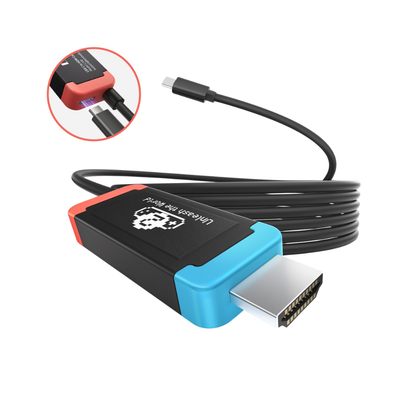 LEMORELE L100 USB-C to HDMI PD Video Cable 4K@60HZ PD 100W Fast Charging Works with Nintendo Switch 2