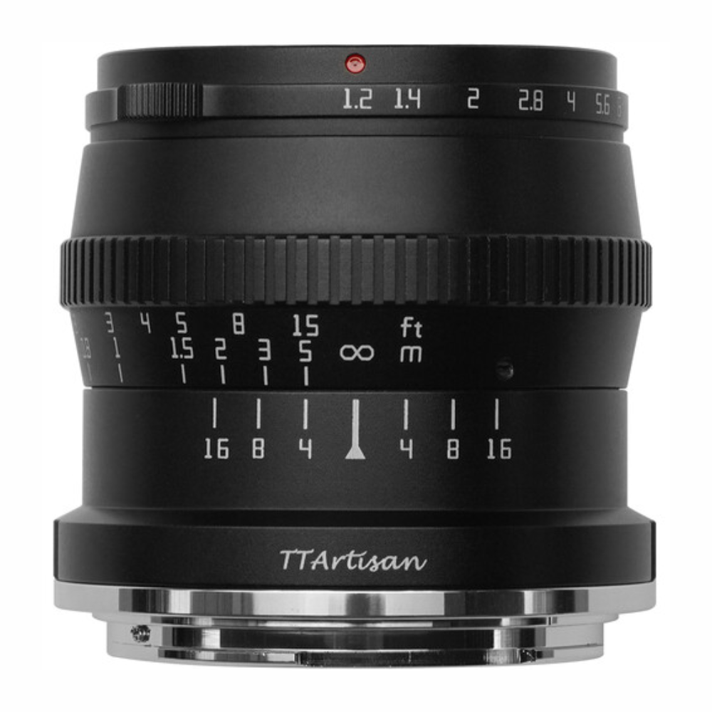 TTArtisan 50mm F/1.2 APS-C Format Nikon Z Mount Portrait Prime Lens Large Aperture Sonr Optical Design Full Metal Body, MF Manual Focus, 19.2" Focus Distance, Clicked Aperture Ring for Smooth Bokeh & Low Light Photography | Black