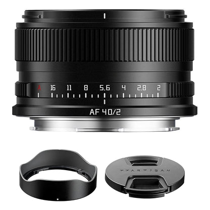 TTArtisan AF 40mm F2 Full Frame Autofocus Prime Lens for Leica L-Mount Cameras