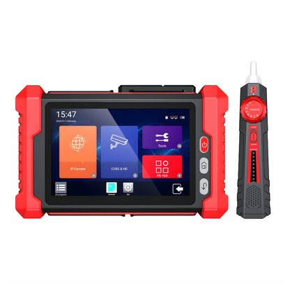 Noyafa HD IPC Tester, 4K IP & 8MP HD Camera Support, WiFi, 8x Zoom, Cable & Fiber Test