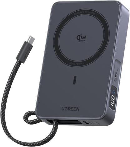 UGREEN MagFlow 10000mAh Magnetic Wireless MagSafe Power Bank