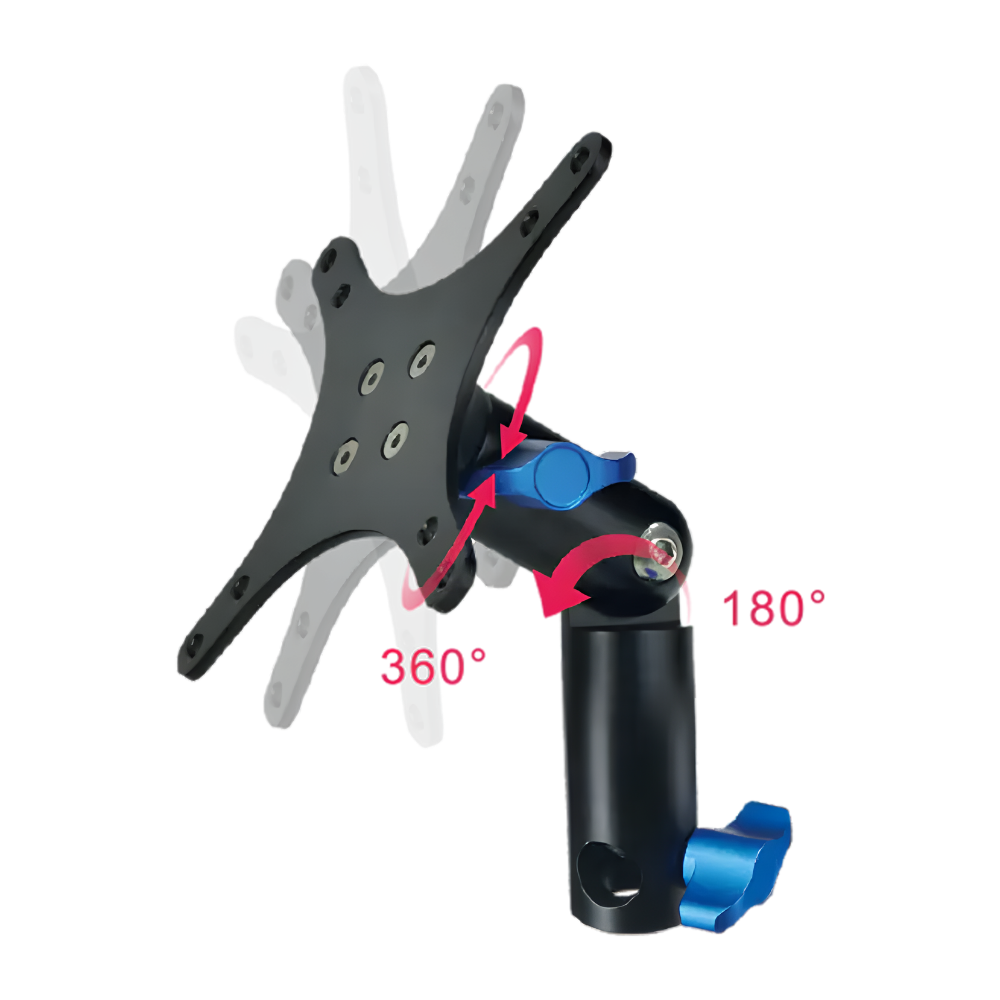 Meking H-12100A 100 x 100mm VESA 360 Degree Monitor Adapter Mount