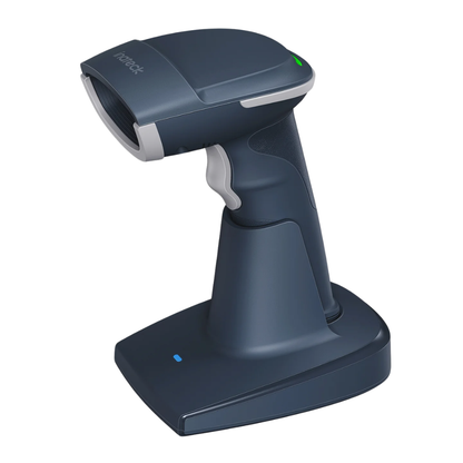 Inateck BCST-54 1D 2D Wireless Barcode Scanner with Smart Base, Bluetooth & 2.4G Wireless, Screen Scanning CMOS Sensor, High-Speed Decoding