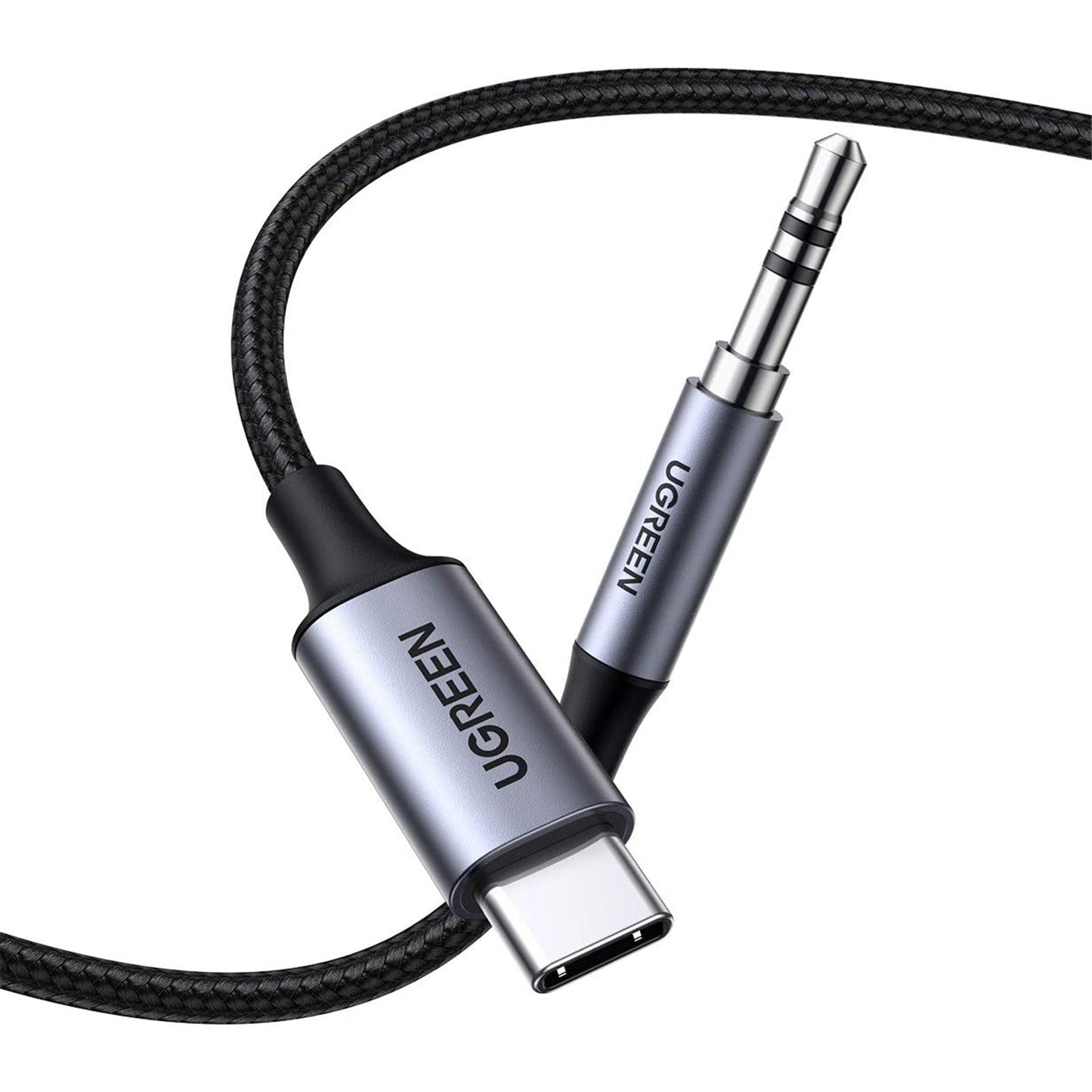 UGREEN Meter USB C to Jack Male to Male Braided Aux Audio