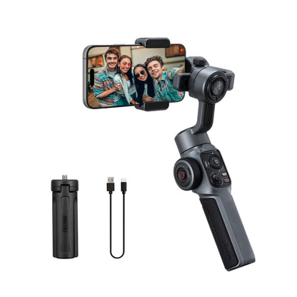 [CLEARANCE] Zhiyun Smooth 5 Combo Smartphone 3-Axis Gimbal Stabilizer Kit with Tripod, 12 Hours Battery Life, USB-C PD Fast Charging, On-board and Mobile App Controls for iPhone & Android Phone