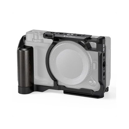K&F Concept Camera Cage for Nikon ZR, CNC Aluminum Arca Base, Cold Shoe 1/4"-20 & 3/8"-16 Mounts