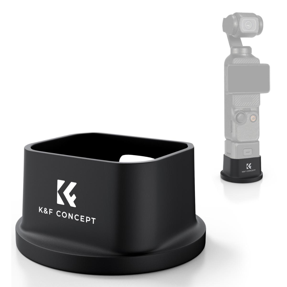 K&F Concept DJI Osmo Pocket 3 Camera Silicone Non-Slip Stand Mount Base with Stable Support and Lightweight Design for Photography, Videography, Content Creation, Vlogging & Travel Accessory