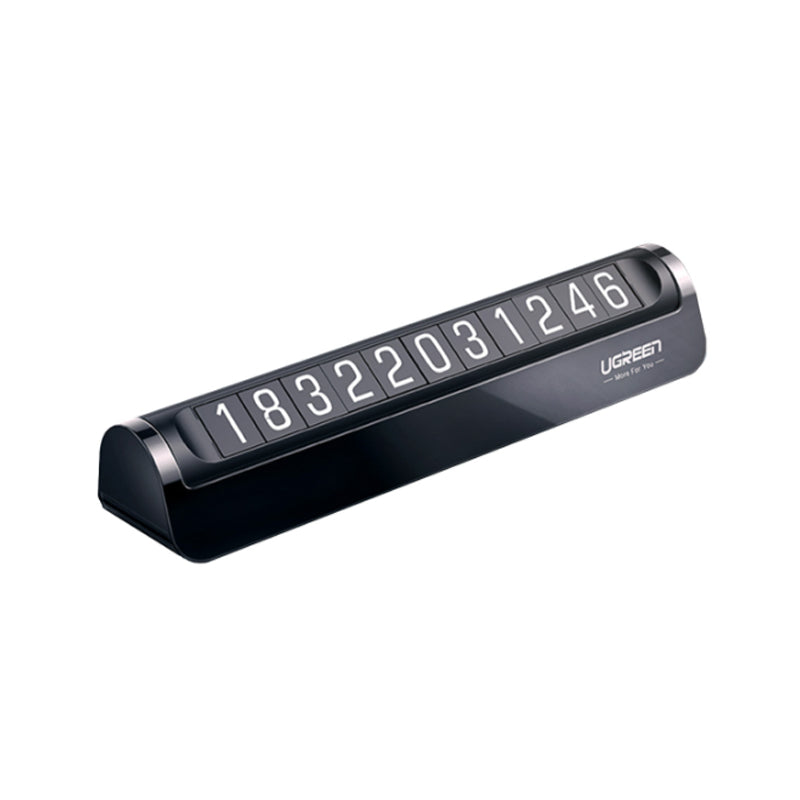 [CLEARANCE] UGREEN Universal Car Temporary Parking Card Dashboard Phone Number Plate with 3M Adhesive for Sedan, SUV, Pick-Up, Crossover, etc. -  Car Interior Accessories | 60326