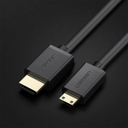 [CLEARANCE] UGREEN 1.5-Meter HDMI 2.0 to Mini-HDMI 4K 60Hz UHD Video Cable with 18Gbps Ethernet Data Transmission Speed, 3D Display Support, and Audio Channel Return for Home Theater Systems, TV, Projectors, and Consoles | 11167