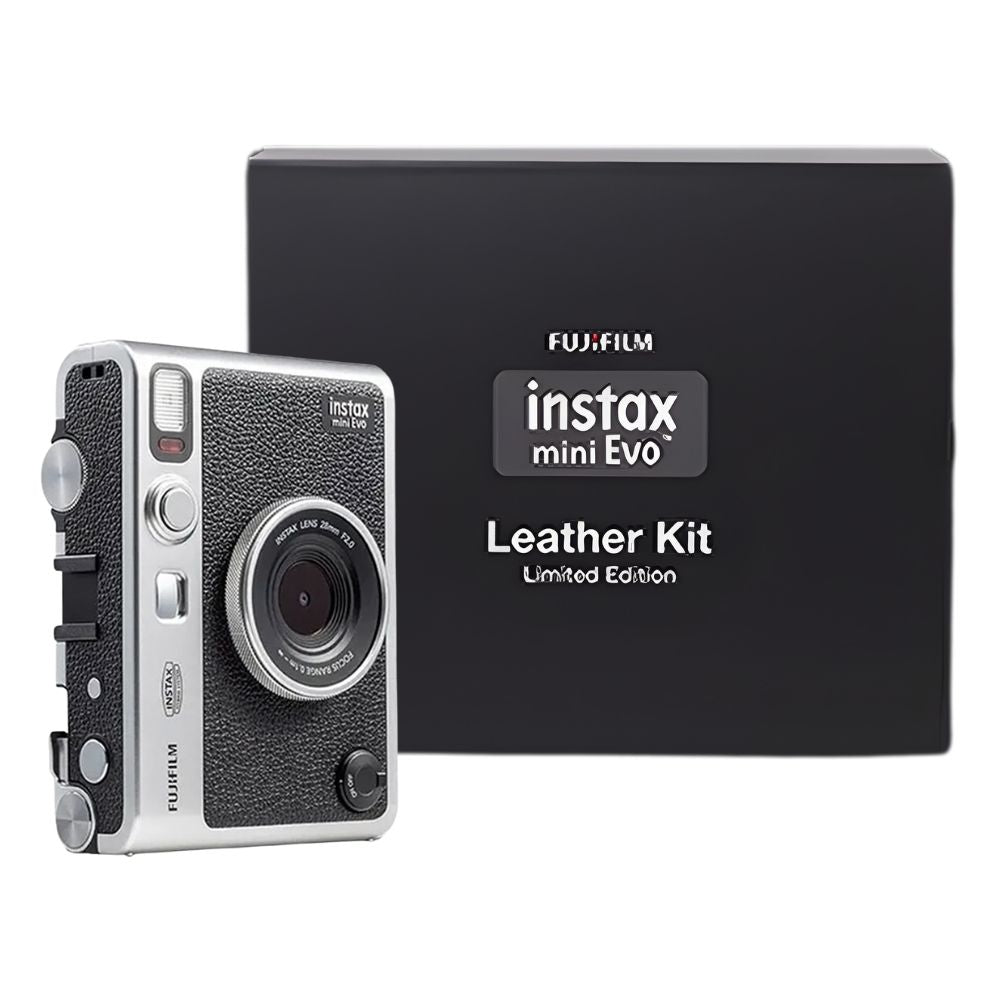 FUJIFILM Instax Mini Evo Leather Kit Limited Edition Hybrid Instant Film Camera