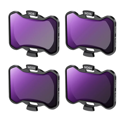 K&F Concept no-X (6 Pack) UV + PL + ND8 16 32 64 DJI AVATA 2 Drone Ultraviolet | Polarizing | Neutral Density Lens Filter Kit Set 8K Ultra HD with Sp Fit Design, Gimbal Safe and AGC Optic Glass