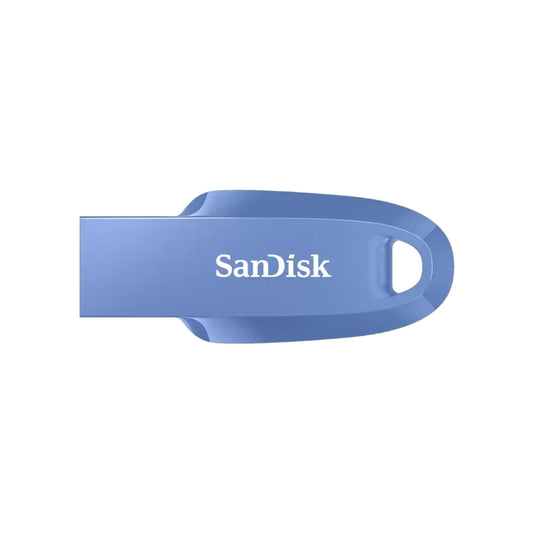 SanDisk Ultra Curve 512GB USB A 3.2 Gen 1 Flash Drive with 100MB/s Transfer Rate and RescuePRO Deluxe Support | Black, Mint Green, Indian Blue