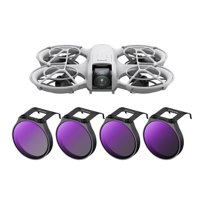K&F Concept no-X Series Neutral Density ND8 16 32 64 Lens Filter with 28 Multi-Layer Coated Imported AGC Optical Glass and 3-6 Light Reduction Stop for DJI NEO Drone Photo / Video