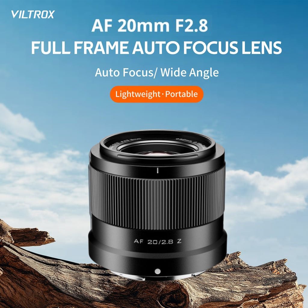 Viltrox AF 20mm f/2.8 STM Auto focus Wide Angle Prime Lens for Nikon Z Mount Full Frame Mirrorless Cameras