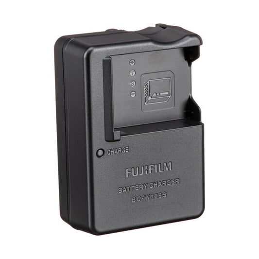 FUJIFILM BC-W126S Battery Charger for NP-W126 / NP-W126S Camera Battery with LED Indicator and Interchangeable USA Type-A / B Plug Adapter for Camera Accessories