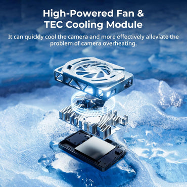 SmallRig Sp-on Cooling System for Select Sony / Canon / FUJIFILM Cameras with 0°C to 45°C Temperature Range, Thermoelectric Cooler, and Built-in Overheating, Short Circuits & Overvoltage Protection Systems | 4348 | 4815