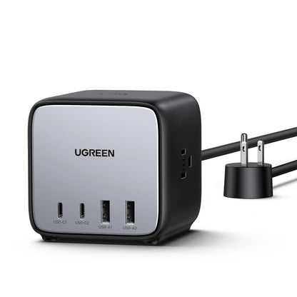 [CLEARANCE] UGREEN DigiNest Cube 65W USB C GaN Charging Station - 7-Port Desktop Charger with 6ft Extension Cord for iPhone Pro Max, iPad, MacBook, Huawei, Samsung Galaxy Plus Ultra, Google Pixel, Smartphone, Tablet, Laptop, etc. | 40861
