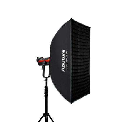 Aputure Light Box 60x90cm Rectangular Softbox with Bowens S Mount Speed Ring for LS 120d 300 600 & Amaran COB 60 100 200 LED Monolights for Photography Video Vlogging Live Streaming Broadcast and Film Production Studio Lighting Equipment