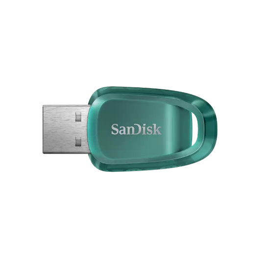 SanDisk Ultra Eco 64GB 128GB 256GB USB A 3.2 Gen 1 Flash Drive with 100MB/s Read Speed and RescuePRO Deluxe Support