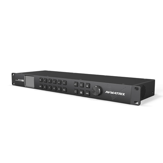 AVMatrix 16 Channel SDI and HDMI Multiviewer and Matrix Switcher with Multiview Automatic Scaling Outputs and Audio, 20 Built-In Layout Presets, and Emergency Redundant Power for Live Recording and Broadcast | MMV1630