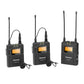 [CLEARANCE] Saramonic UWMIC9S TX9 + TX9 + RX9 Dual Transmitter and Single Receiver Camera Mount UHF Wireless Microphone System with USB Type-C Port, Noise Cancelling and Mono / Stereo Mode Switch for Videography and Broadcasting