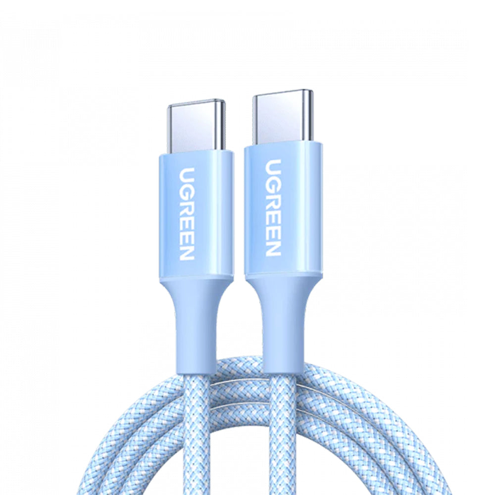 UGREEN L501/L5021M-2M USB-C to USB-C 3A/5A 60W-100W PD Fast Charging Braided Cable