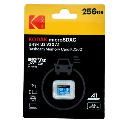 KODAK 256GB 128GB 64GB MicroSD UHS-I SDXC A1 V30 U3 Memory Card 4K Ultra HD