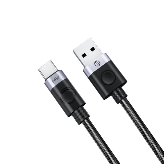 Orico 2M A2C-20 Series USB A to USB Type-C Male to Male Fast Charging Braided Data Cable with PD 66W Max Power, 480Mbps Transmission Rate and Smart Chip for Smartphone Desktop PC Laptop