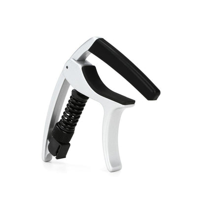 D'Addario Planet Waves NS Tri Action Capo for 6 String Electric and Acoustic Guitar Musical Instruments with Buzz-free Sound Output and Micrometer Tension Adjustment | PWCP-09S