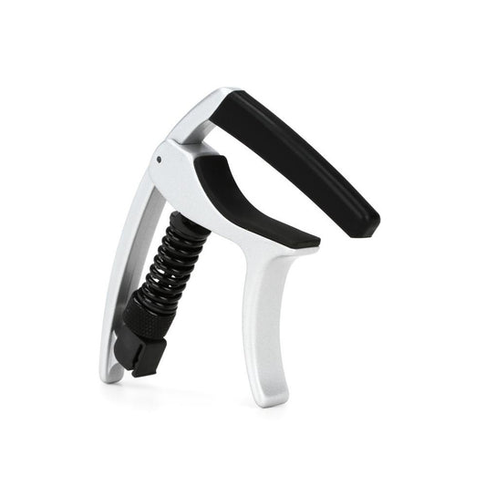 D'Addario Planet Waves NS Tri Action Capo for 6 String Electric and Acoustic Guitar Musical Instruments with Buzz-free Sound Output and Micrometer Tension Adjustment | PWCP-09S